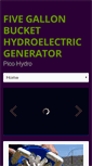 Mobile Screenshot of five-gallon-bucket-hydroelectric.org